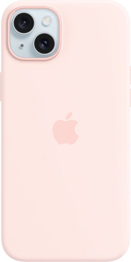 Apple Siliconenhoesje met MagSafe voor iPhone 15 Plus - Lichtroze