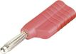 Schnepp S 4041 L rt Pluimstekker Stekker, recht Stift-Ø: 4 mm Rood 1 stuk(s)