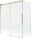 Mexen Rox Douchewand 140+70x150cm Or Doré Transparent