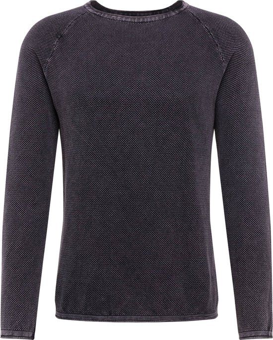 KEY LARGO Heren Trui Thomas Antraciet - M - Katoen - Lange mouw - Casual - Herfst/Winter 2019