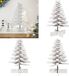vidaXL Kerstdecoratie kerstboom 80 cm massief grenenhout wit