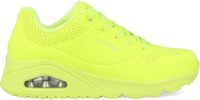 Skechers Uno - Night Shades Dames Sneakers - Geel