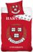 Havard Harvard Dekbedovertrek Eenpersoons 140x200 cm Rood Katoen