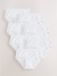 Next - Meisjes - Set van 7 kanten slips - Wit