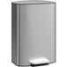 MC STAR Poubelle Cuisine 50l, Poubelle À Pédale, Seau Intérieur Amovible, Couvercle À Fermeture Douce, 45,1x36,5x62,6cm, Gris