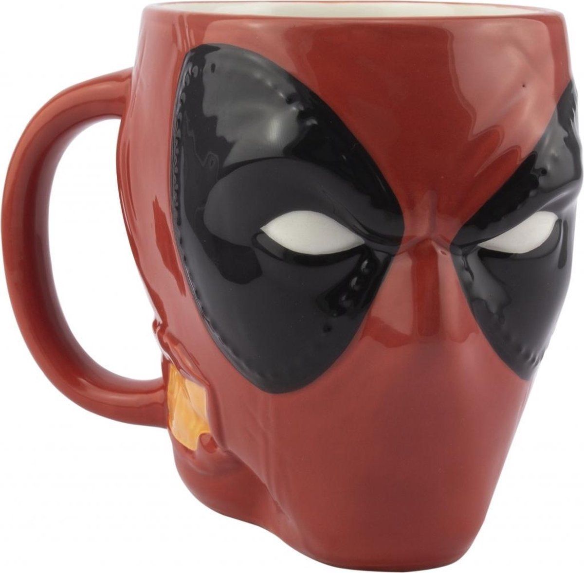 Paladone Products Deadpool - Head Shaped Mug - Red - Ceramic
