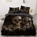 Benza Ibenzoa® Beddengoedset Schedelmotief - Dekbedovertrek 135x200 + Kussensloop 80x80