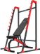 Marbo Sport banc d'haltères MH8 avec supports d'haltères à plusieurs hauteurs