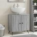 Maison Exclusive Meuble sous-vasque BREDA Sonoma gris 59,5 x 31,5 x 59 cm