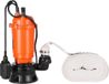 VEVOR 1500W Dompelpomp voor afvalwater, 22800 liter per uur, gietijzeren dompelpomp voor afvalwater met automatische drijvend schakelaar, maximaal opvoervermogen 18 meter, geschikt voor het afvoeren van vuil en schoon water, voor zwembaden, tuinen, vijvers en o