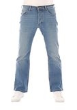 Lee Heren Jeans Broeken Denver bootcut Fit Blauw Volwassenen Denim Jeansbroek