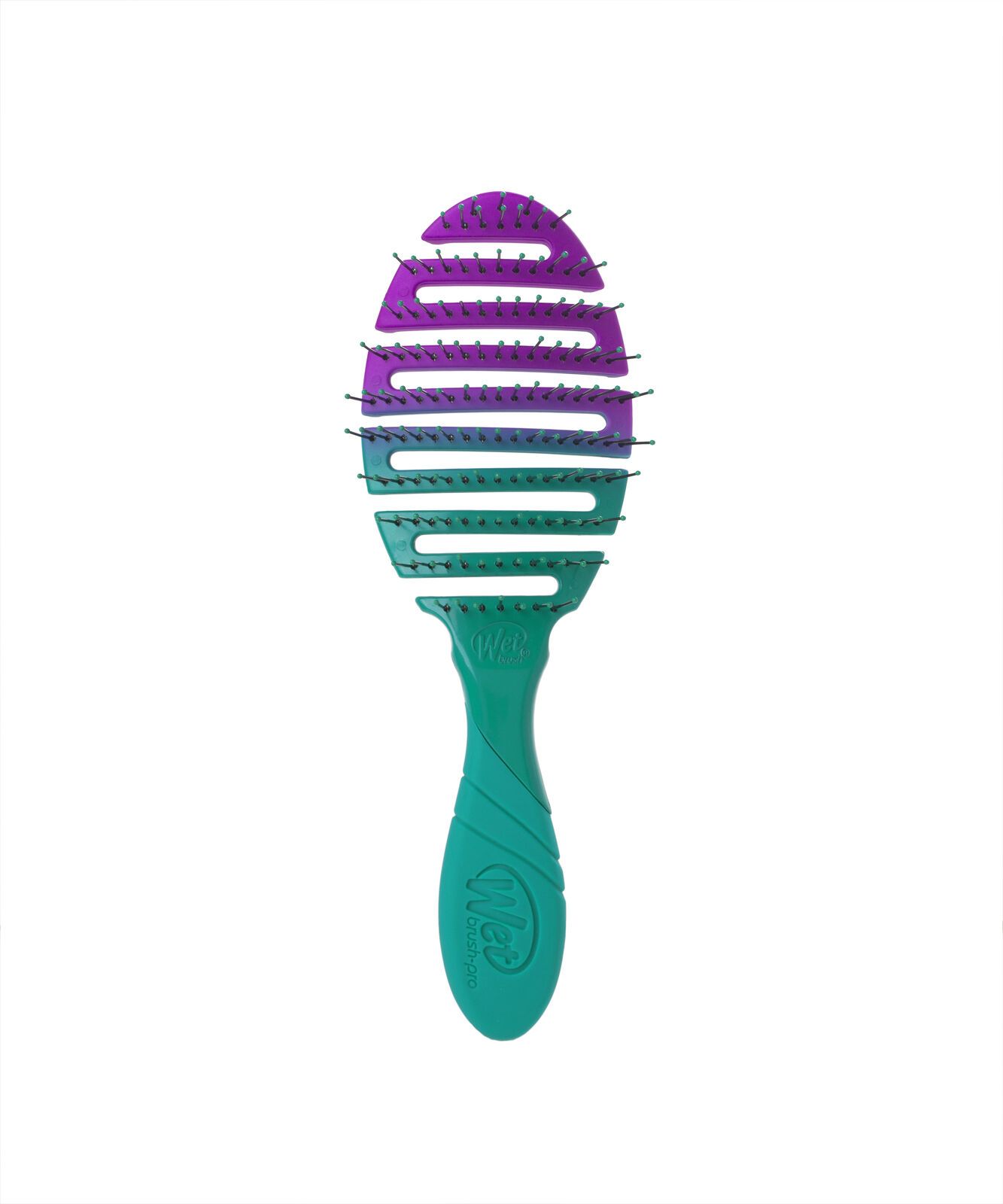 Wet Brush Pro Flex Dry Ombre Paddle Hairbrush - Purple/Teal