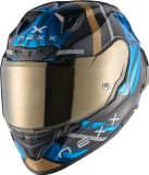 Nexx X.R3R Swirl Carbon Blauw Integraalhelm - Maat L