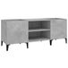 vidaXL Meuble de rangement 121x38x48 cm bois traité gris béton
