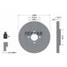 Textar Lot De 2 Disques De Frein 92302303 Vw 1s0615301k