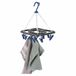 Storage Solutions Droogcarrousel / droogmolen - grijs / blauw - met 18 knijpers - 24 x 31 cm - kunststof