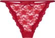 Hunkemöller String Mini Rood Kant Gebloemd Vrouwen XXL
