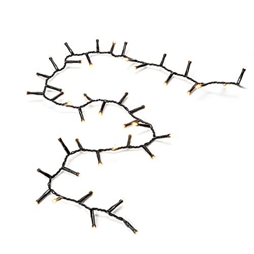 KONSTSMIDE Micro LED Compactlights - 2000 amberkleurige diodes - Zwart