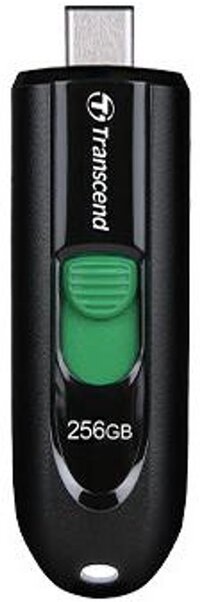 Transcend JetFlash 790C USB-stick 256 GB Zwart TS256GJF790C USB-C 3.2 Gen 1
