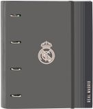 Safta A4 4 Rings Binder With 100 Sheets Real Madrid 3ª Equipacion 24/25 Ringband Zwart Kinderen