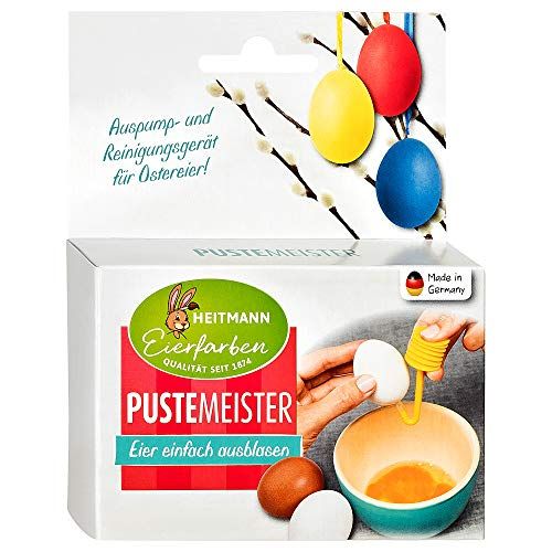 Heitmann Puste-Meister - snel en hygiënisch - uitpomp en reinigingsapparaat - boren, pompen, spoelen - voor uitgeblazen eieren