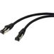 Renkforce RF-7106482 Câble réseau RJ45, câble de raccordement CAT 8.1 S/FTP 2,00 m Noir 1 pièce(s)