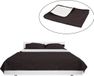 vidaXL Bedsprei - 170x210 cm - Crème en bruin - Katoen - Tweepersoons