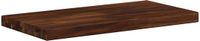 vidaXL Tafelblad Donkerbruin Glas 60 x 20 x 3 cm