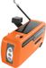 Unyqoos® Radio portable d'urgence avec manivelle et énergie solaire
