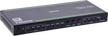 InLine HDMI schakelaar met audio extractor en eARC converter | 4 naar 1 | HDMI2.1 (8K 60Hz + HDR)