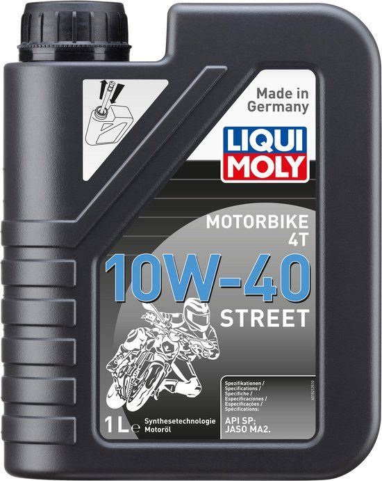 Liqui Moly Motorbike 4T 10w40 Street Motorolie 1 liter