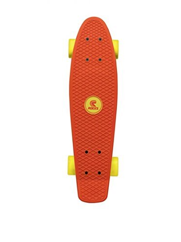 Roces Mini Cruiser 1 Skateboard voor kinderen, rood/geel, UNI