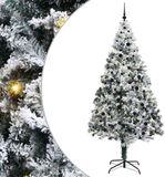 vidaXL - Sapin de Noël artificiel - Blanc - 240 cm