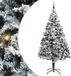 vidaXL - Sapin de Noël artificiel - Blanc - 240 cm
