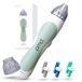 PMD Personal Microderm Classic - Microdermabrasie-apparaat met gezichts- en lichaamsset - exfoliërende kristallen en vacuümzuiging voor een frisse huid - grijs