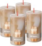 Bolsius Marmer Stompkaars - Beige - 4 stuks - 13 cm