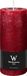 Wiedemann Bougie cylindrique/bougie pilier - bougie rustique - bordeaux - 7 x 16 cm - 66 heures de combustion