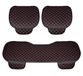 Auto Lupex Auto Accessori Autostoelhoes 3 stuks universele auto | stoelbescherming 2 voor en 1 achter | Protector Comfort Automotive binnenkussen (PVC - zwart rood - 3 stuks)