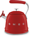 Smeg WKF01RD Fluitketel - Rood - 2.3 liter