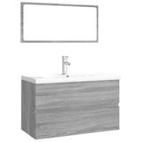 VidaXL Meuble de salle de bain Blanc 810x395x180 mm