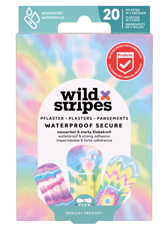 Wild Stripes Waterproof Rainbow Bandages