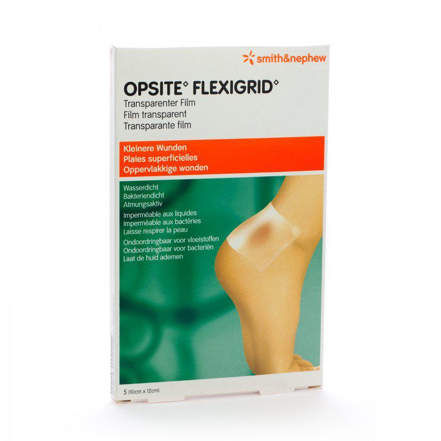 Opsite Flexigrid 10cmx12cm 5 stuks