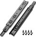 Holland Connections lot de 2 glissières de tiroir de 8 pouces noir
