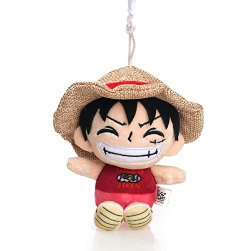 SAKAMI - One Piece - Ruffy - Pluche / Pluche hanger / Figuur/Toy/Keychain - 14cm - origineel & gelicentieerd