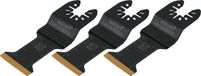 Wolfcraft 3-delige invalzaagbladen voor metaal - 35 mm - Starlock - 46 mm snijdiepte