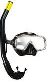 Cressi Sirena & Island 2.0 Snorkelset Zwart