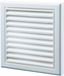 Blauberg UK Decor 155 x 155/100S wit 100 mm 4 inch rond kunststof ventilatie ventilator - wit
