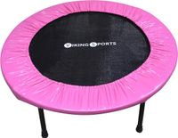 Viking Sports Fitness trampoline - opvouwbaar - ⌀ 101x22,5 cm - roze