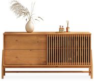 IDIMEX ADAMO-dressoir 145 cm van massief hout – eiken afwerking