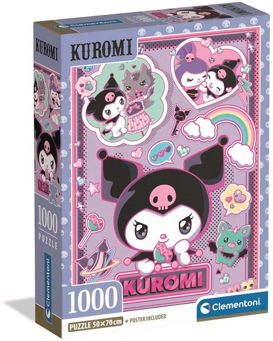 Clementoni Kuromi 1000 stukjes puzzel